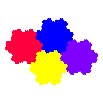 trans-flowsnake tiling